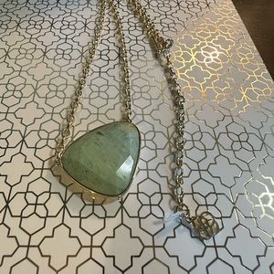 NWOT Kendra Scott McKenna Pendant in Sea Green Chrysocolla Reversible